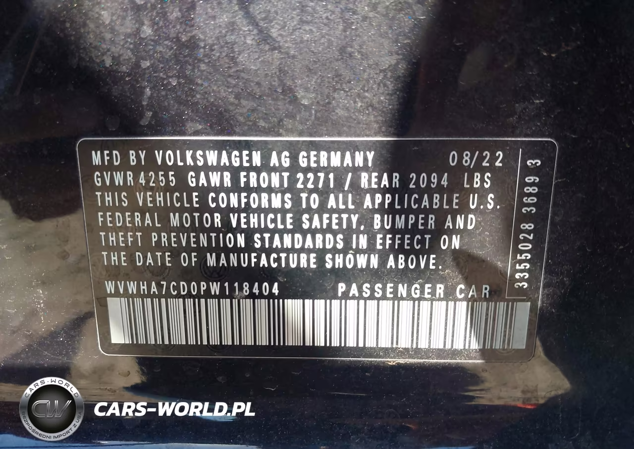 2023 Volkswagen Golf Gti 2.0T S VIN:WVWHA7CD0PW118404 - 9