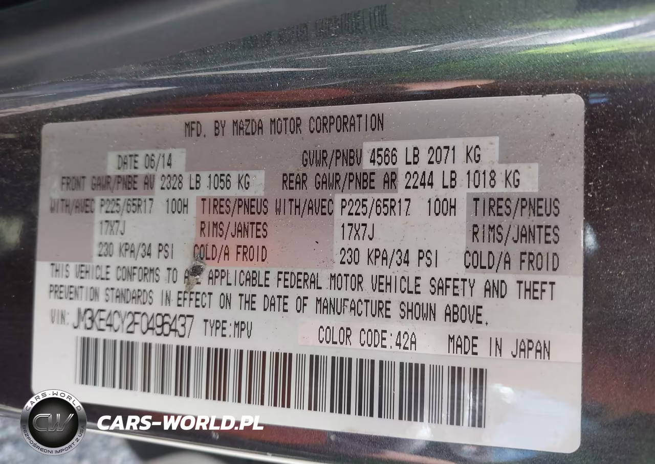 2015 Mazda Cx-5 Touring VIN:JM3KE4CY2F0496437 - 9