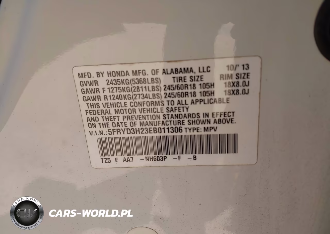 2014 Acura Mdx VIN:5FRYD3H23EB011306 - 9