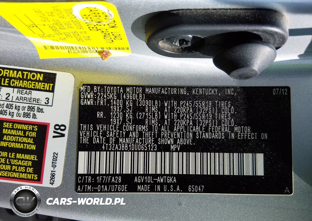 2013 Toyota Venza Le VIN:4T3ZA3BB1DU065123 - 9