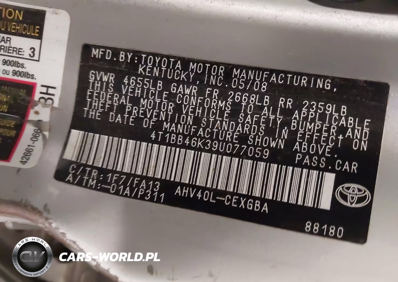 2009 Toyota Camry Hybrid VIN:4T1BB46K39U077059 - 9