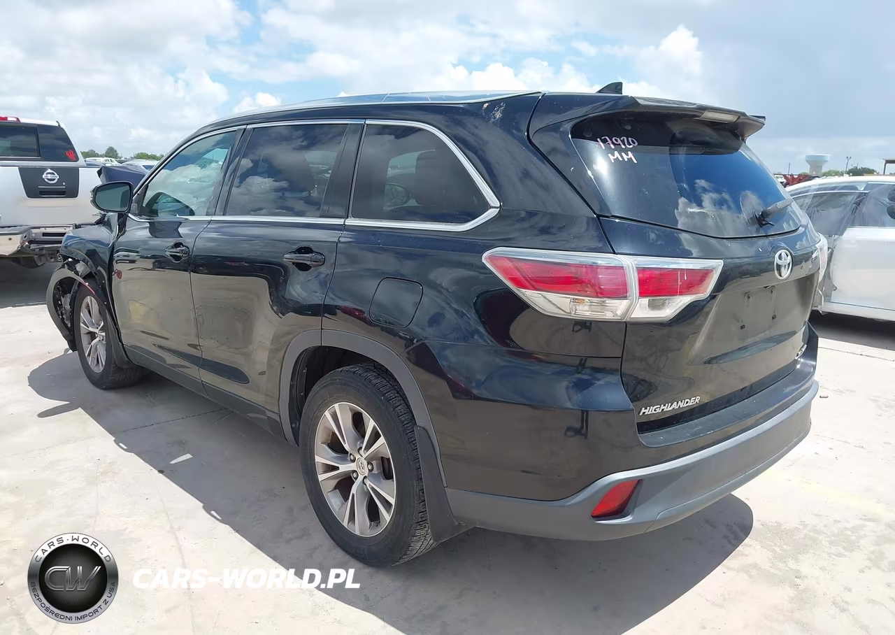 2015 Toyota Highlander Xle V6 VIN:5TDJKRFH2FS173489 - 3