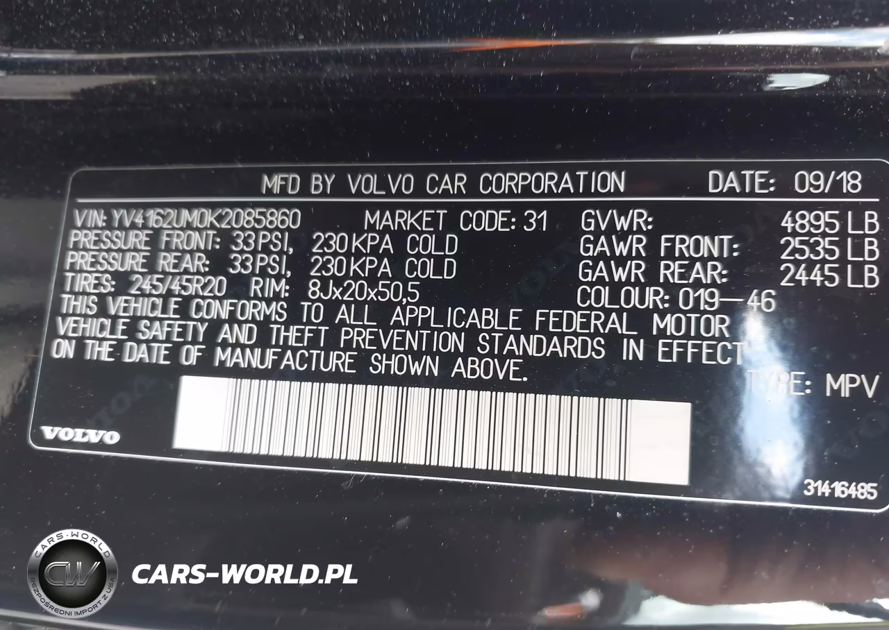 2019 Volvo Xc40 T5 R-Design VIN:YV4162UM0K2085860 - 9