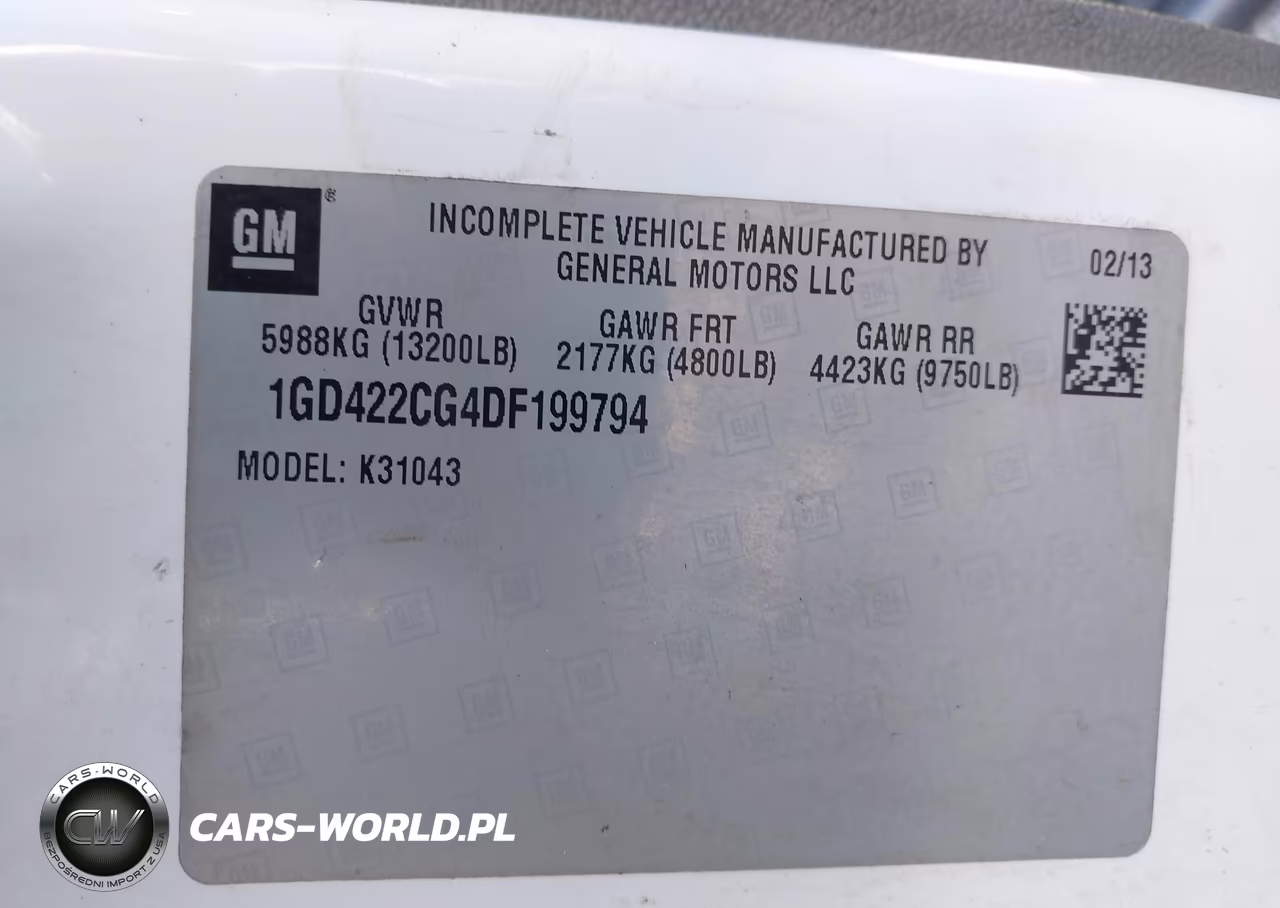 2013 GMC Sierra 3500Hd Chassis Work Truck VIN:1GD422CG4DF199794 - 8