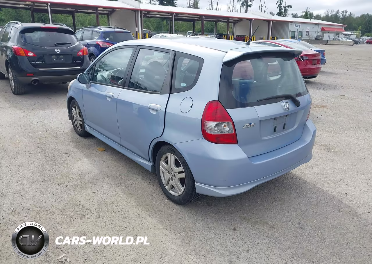 2008 Honda Fit Sport VIN:JHMGD38698S000784 - 3