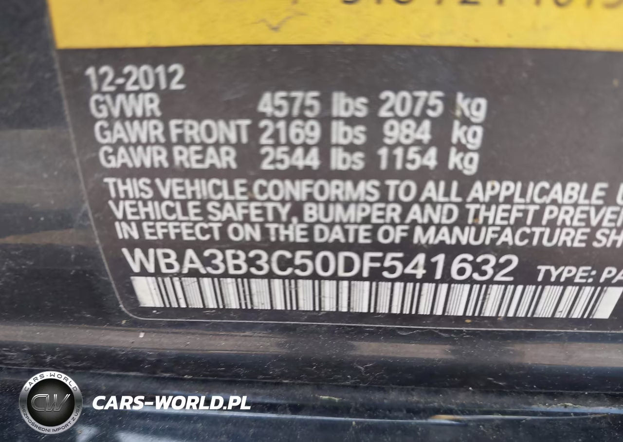 2013 BMW 328I xDrive VIN:WBA3B3C50DF541632 - 9