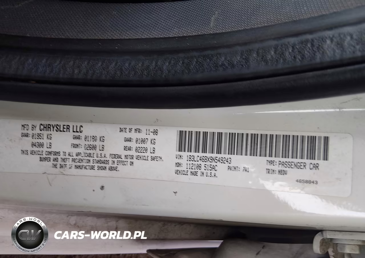 2009 Dodge Avenger Se-Sxt VIN:1B3LC46BX9N549243 - 9