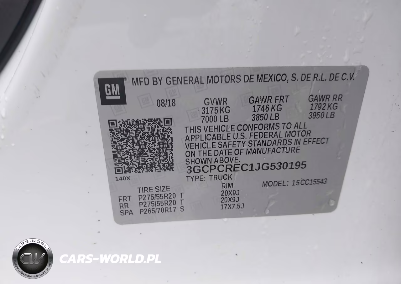 2018 Chevrolet Silverado 1500 Lt VIN:3GCPCREC1JG530195 - 9