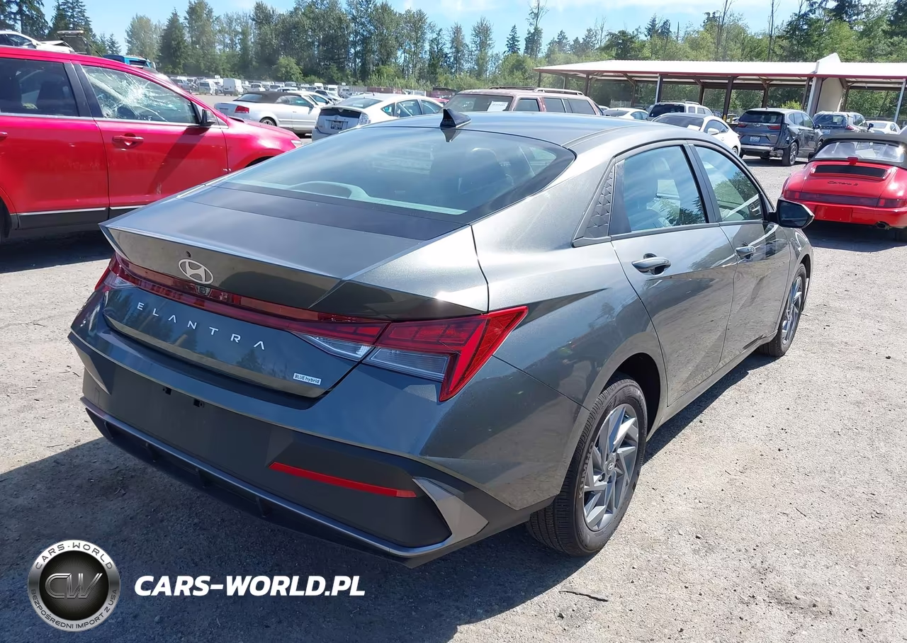 2026 Hyundai Elantra Hybrid Blue VIN:KMHLM4DJXTU189289 - 4
