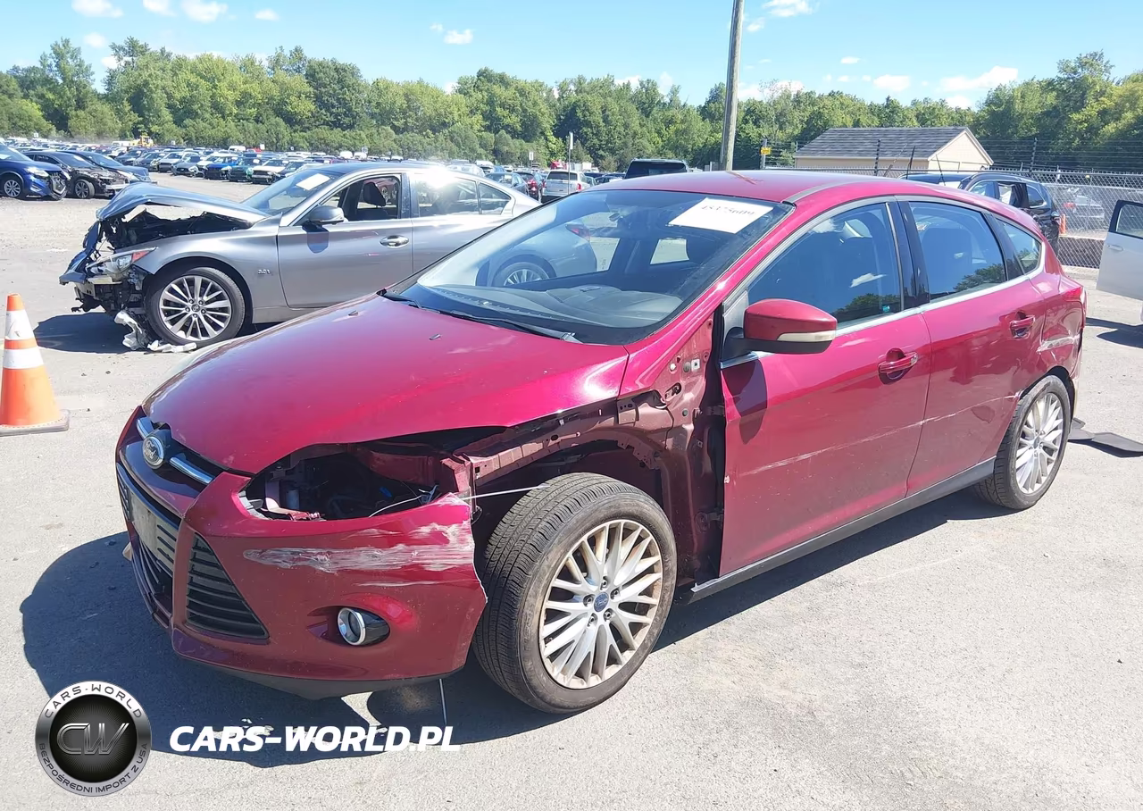 2014 Ford Focus Titanium VIN:1FADP3N26EL316183 - 2