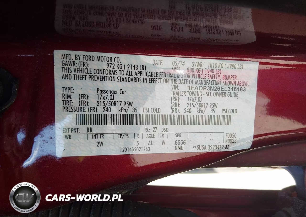 2014 Ford Focus Titanium VIN:1FADP3N26EL316183 - 9