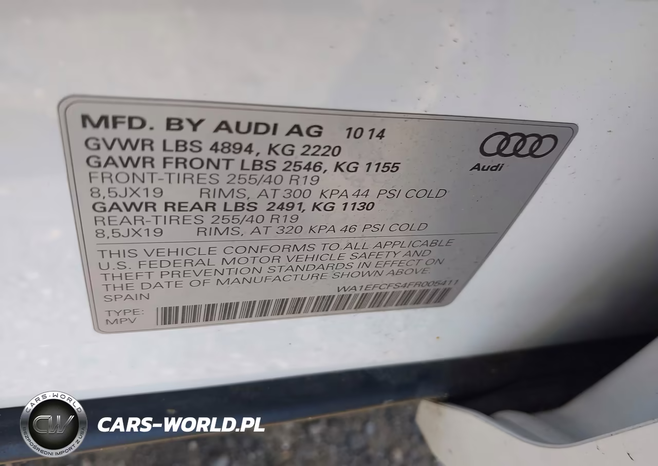 2015 Audi Q3 2.0T Premium Plus VIN:WA1EFCFS4FR005411 - 9