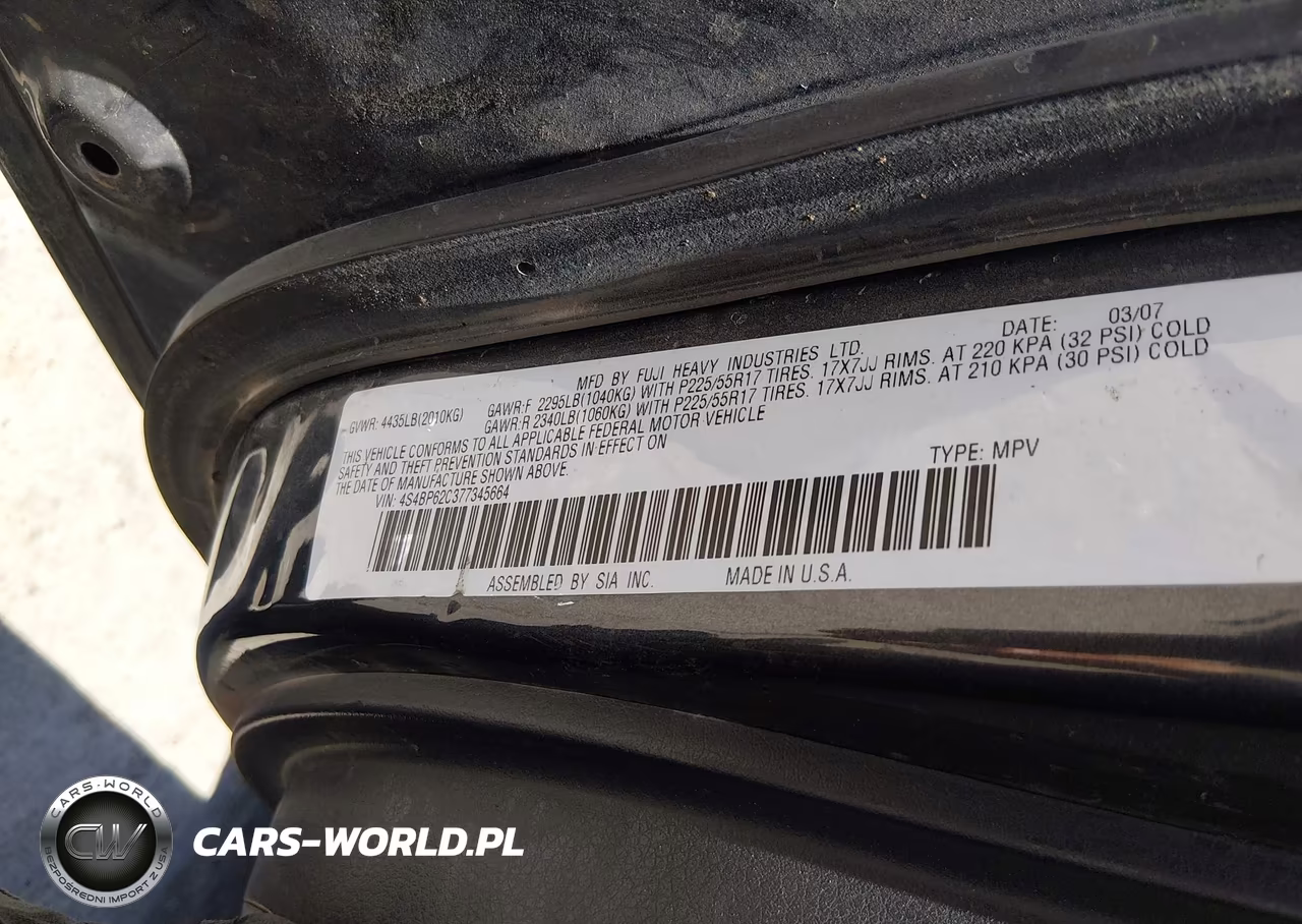 2007 Subaru Legacy 2.5I Limited-2.5I Limited L.l. Bean Edition VIN:4S4BP62C377345664 - 9
