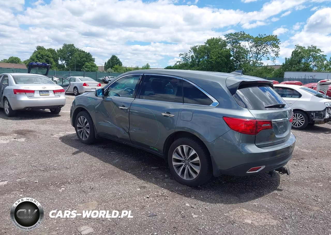 2015 Acura Mdx Technology Package VIN:5FRYD4H49FB016938 - 3