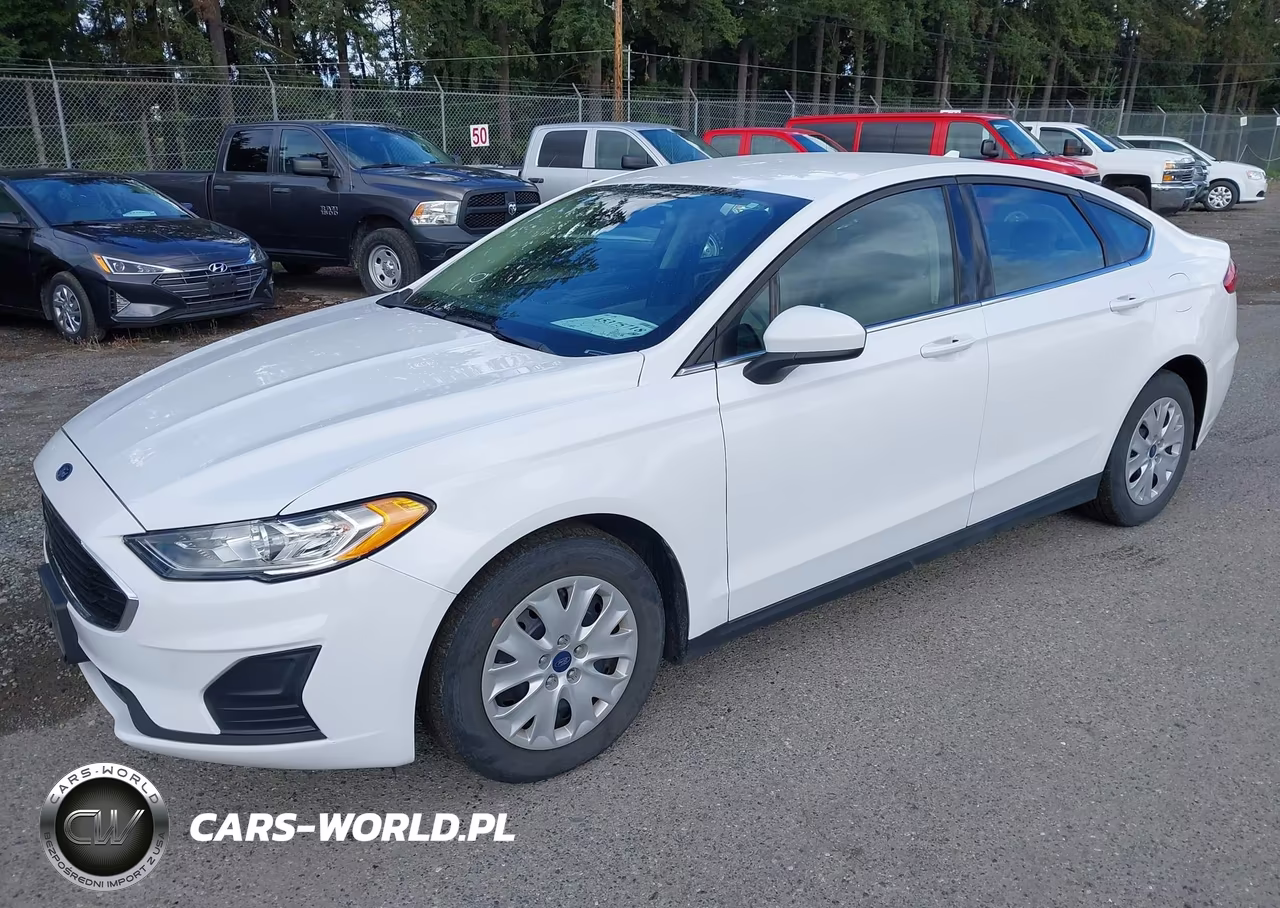 2020 Ford Fusion S VIN:3FA6P0G7XLR196662 - 2