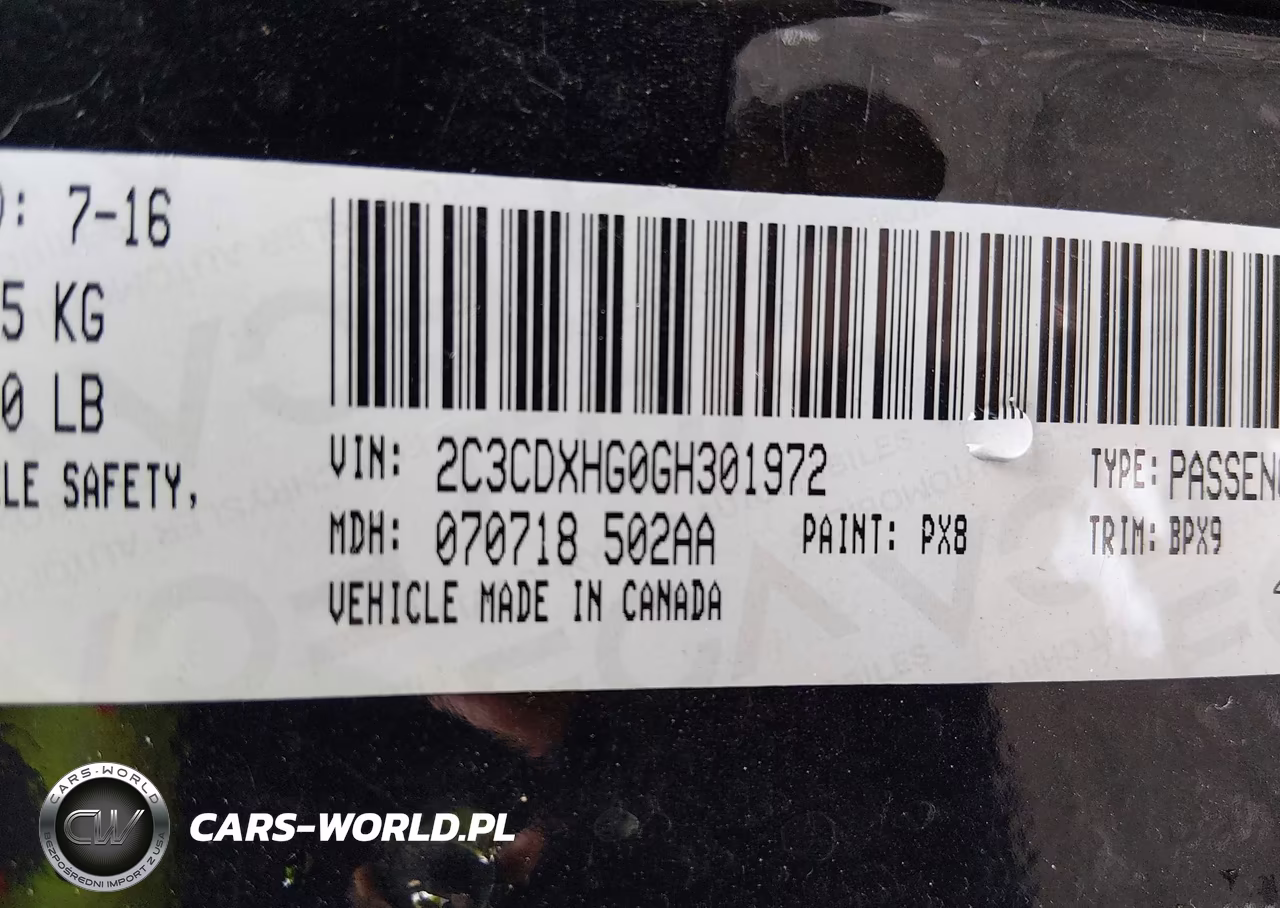 2016 Dodge Charger Sxt VIN:2C3CDXHG0GH301972 - 9