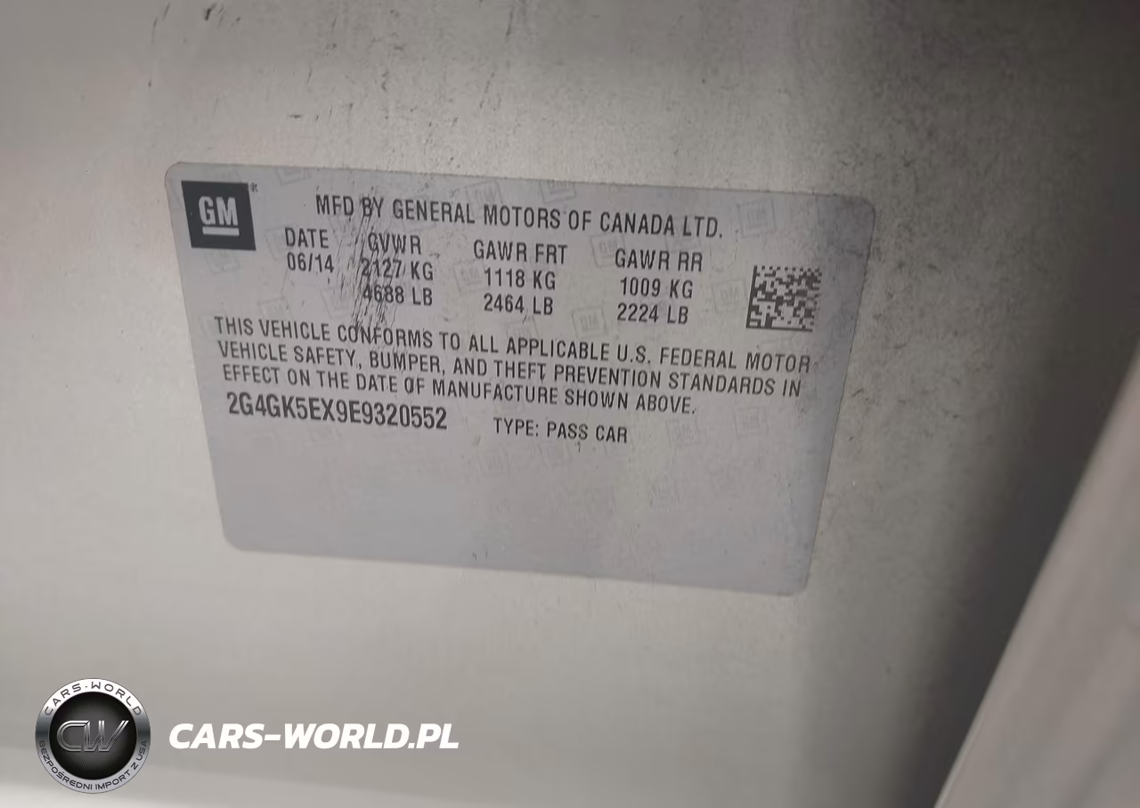2014 Buick Regal Turbo VIN:2G4GK5EX9E9320552 - 9