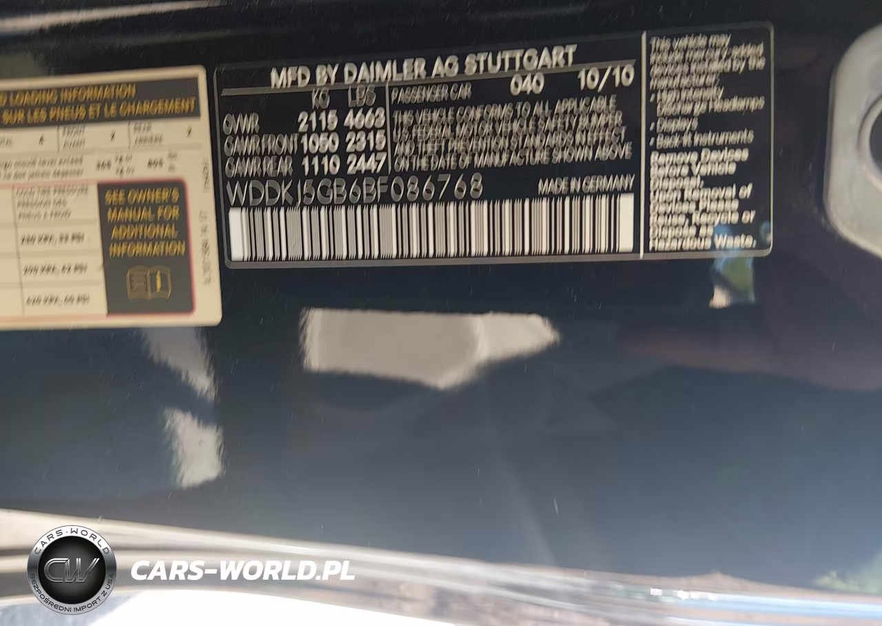 2011 Mercedes-Benz E 350 VIN:WDDKJ5GB6BF086768 - 9