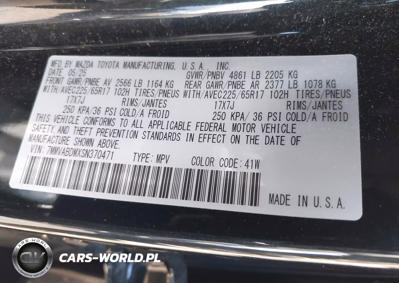 2025 Mazda Cx-50 2.5 S Premium Package VIN:7MMVABDMXSN370471 - 9