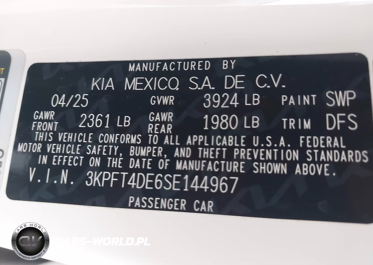 2025 Kia K4 Lxs VIN:3KPFT4DE6SE144967 - 9