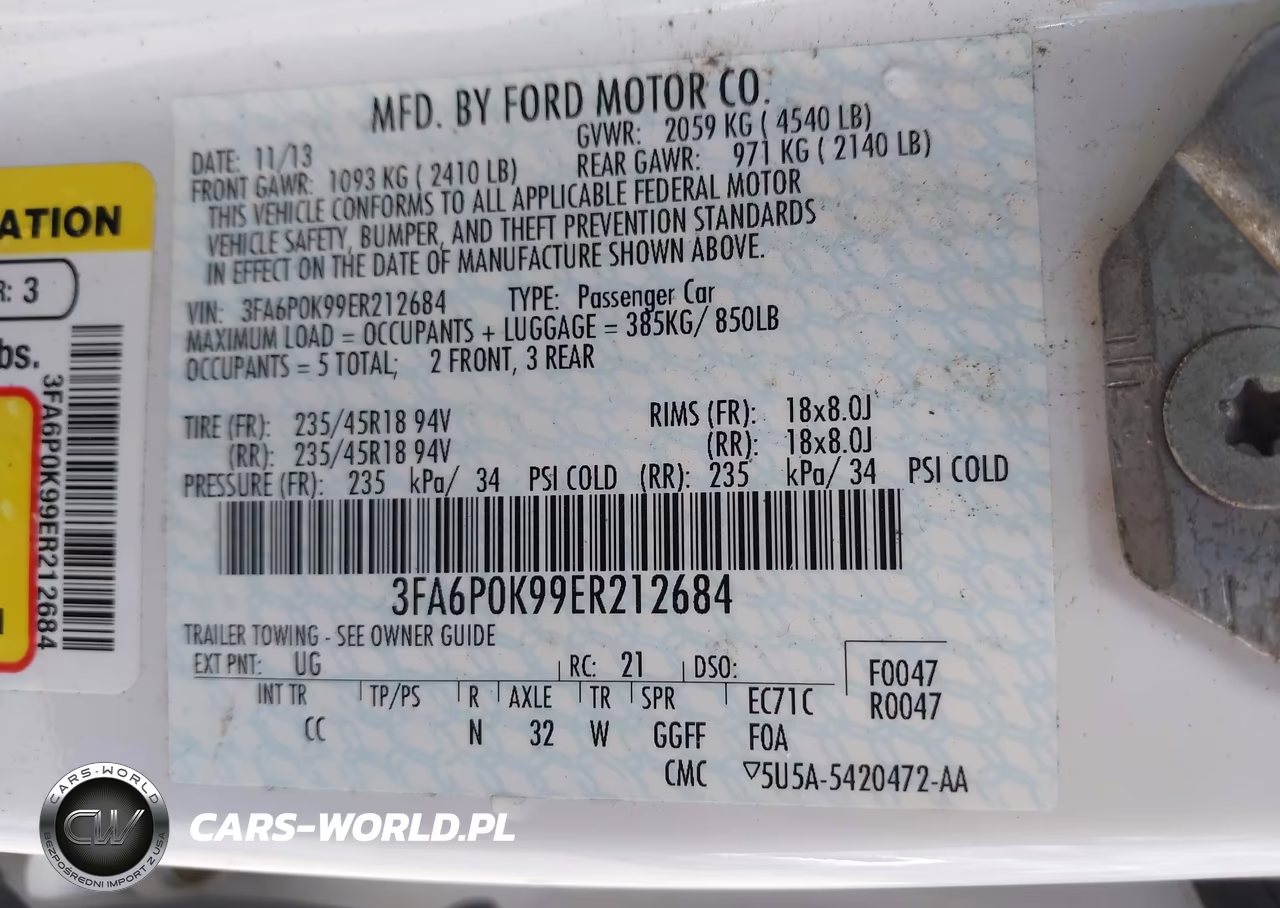 2014 Ford Fusion Titanium VIN:3FA6P0K99ER212684 - 9
