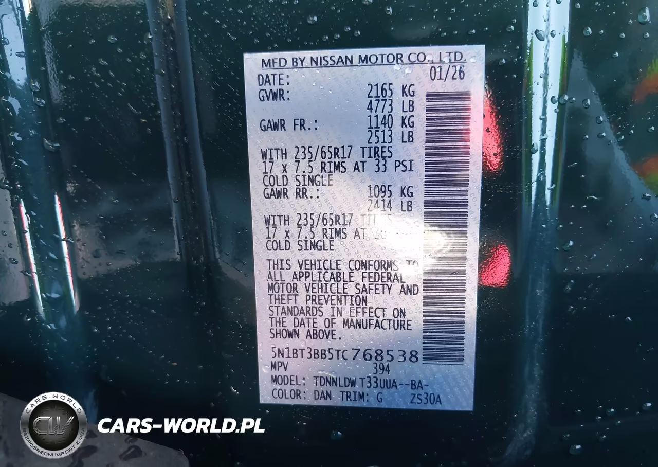 2026 Nissan Rogue Rock Creek VIN:5N1BT3BB5TC768538 - 9