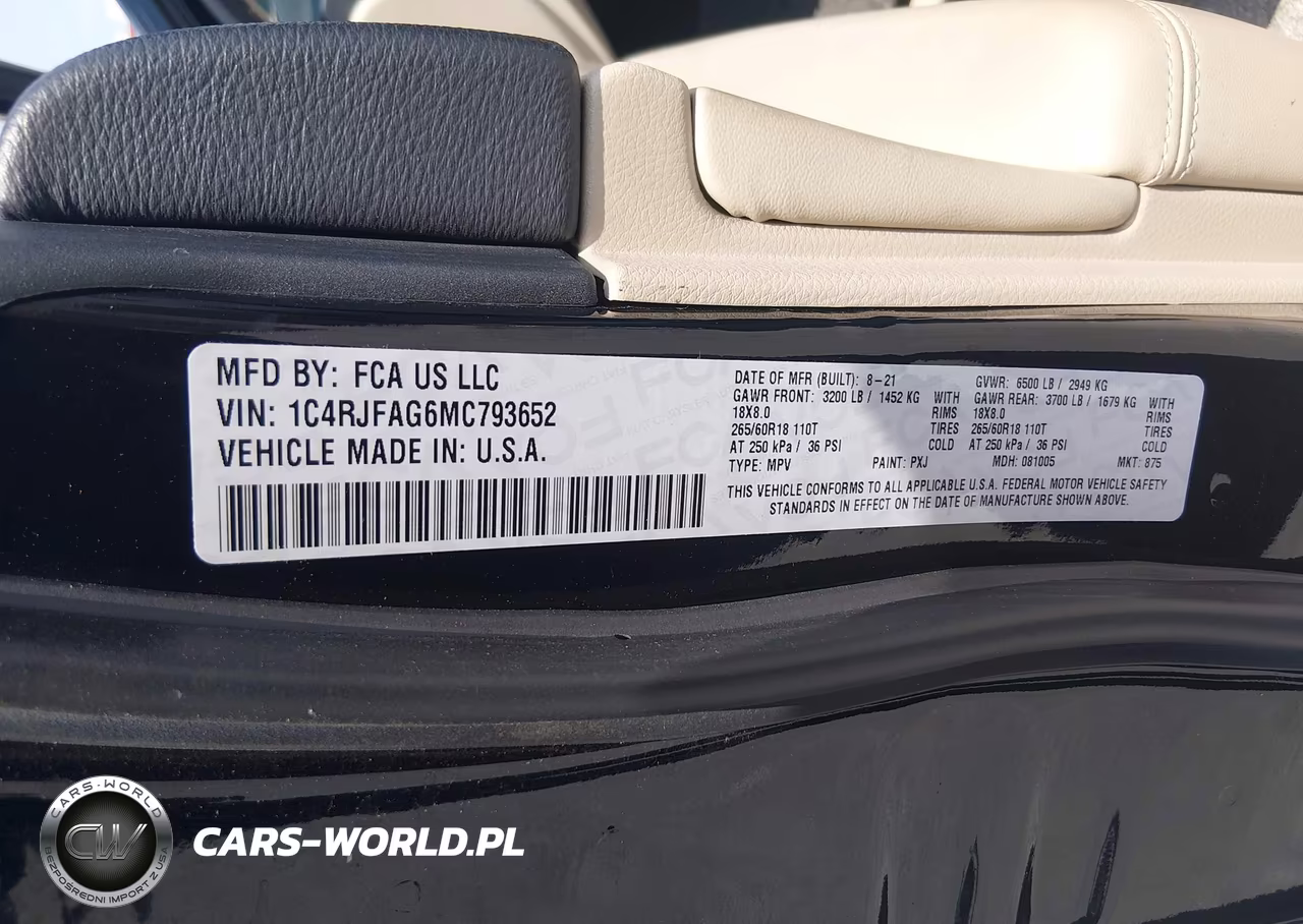2021 Jeep Grand Cherokee Laredo E 4X4 VIN:1C4RJFAG6MC793652 - 9