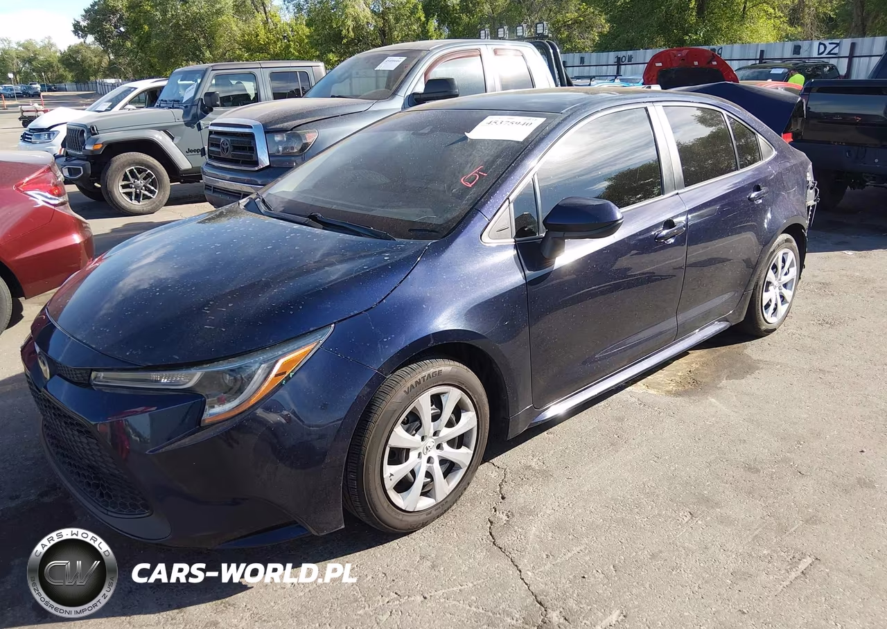 2021 Toyota Corolla Le VIN:5YFEPMAE1MP186128 - 2