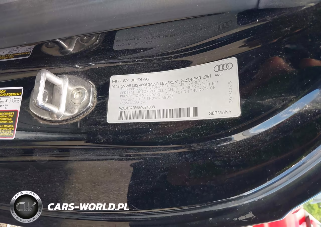 2014 Audi A5 2.0T Premium VIN:WAULFAFR6EA024888 - 9