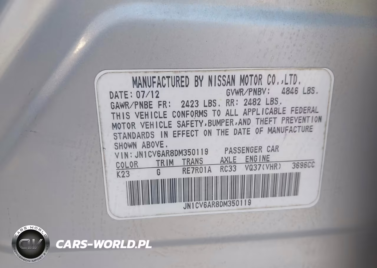 2013 Infiniti G37X VIN:JN1CV6AR8DM350119 - 9