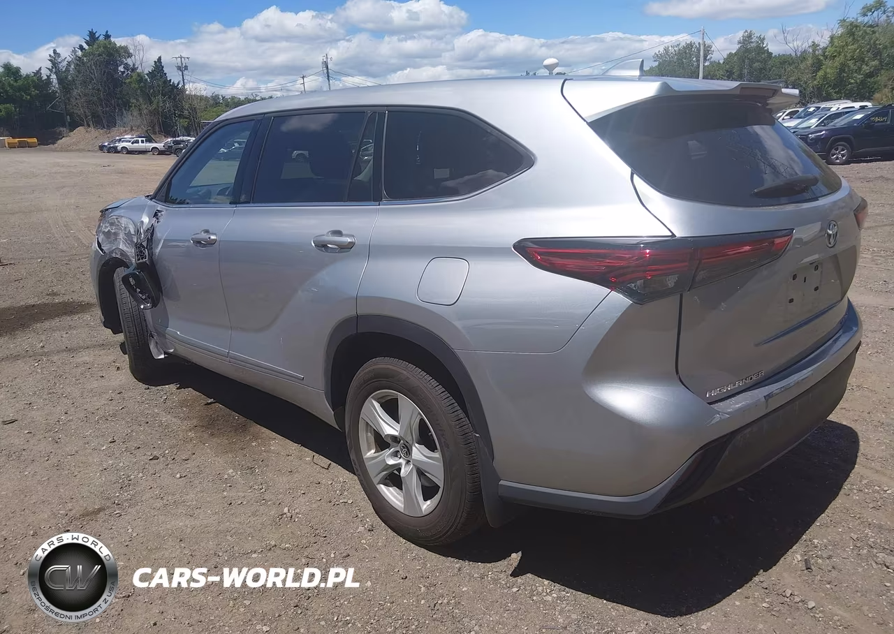 2021 Toyota Highlander Le VIN:5TDBZRBH9MS145160 - 3