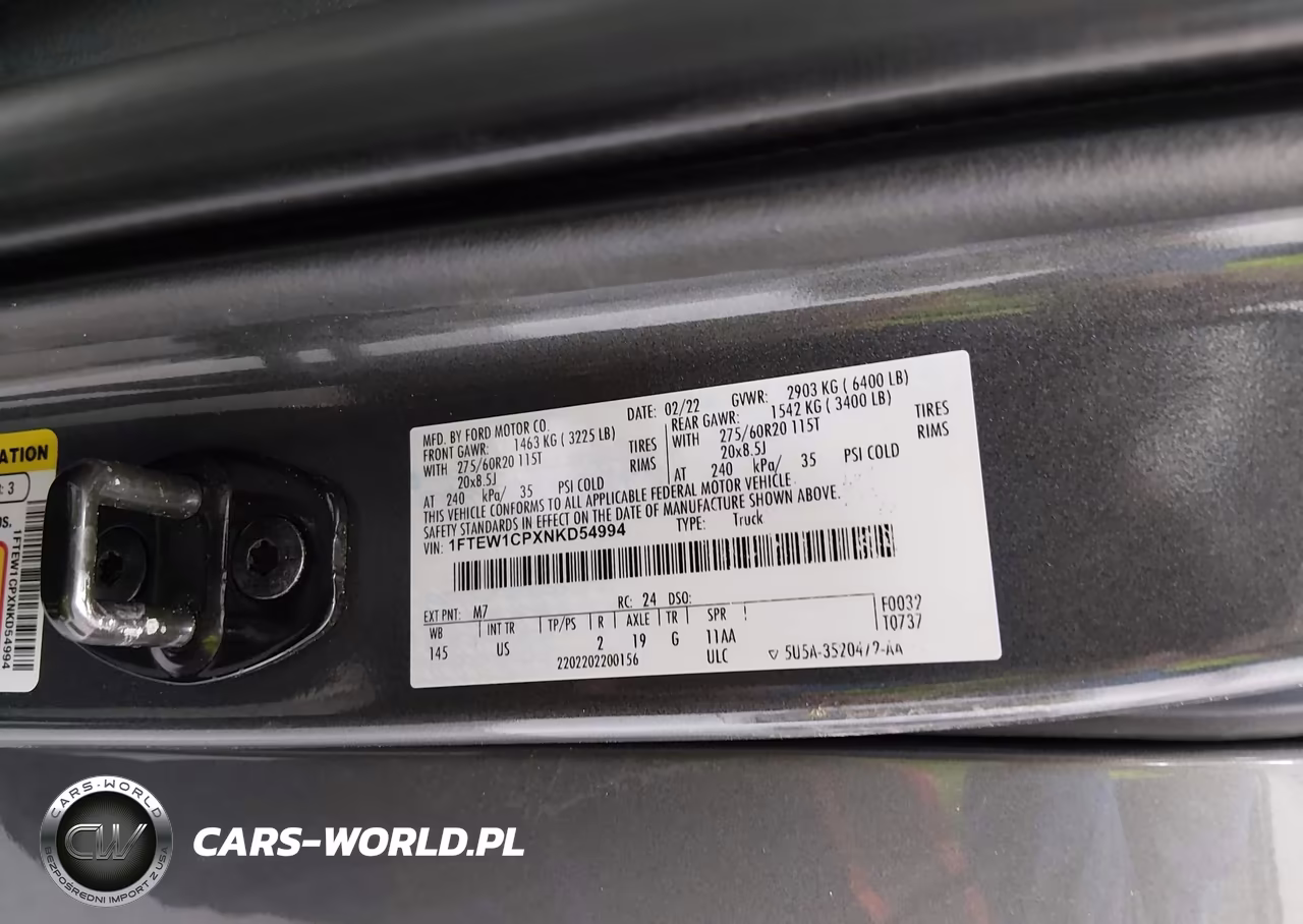 2022 Ford F-150 Xlt VIN:1FTEW1CPXNKD54994 - 9
