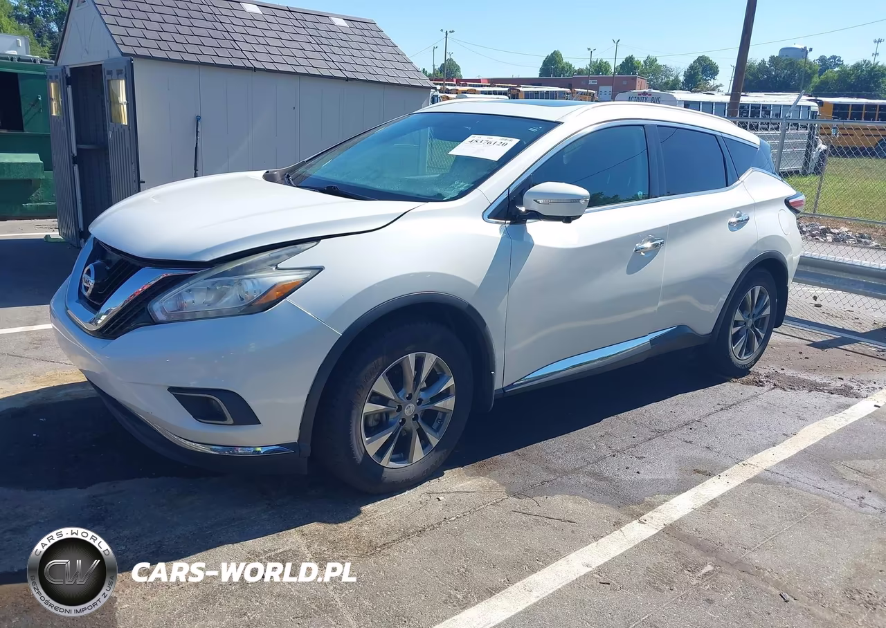 2015 Nissan Murano Sl VIN:5N1AZ2MG4FN207558 - 2