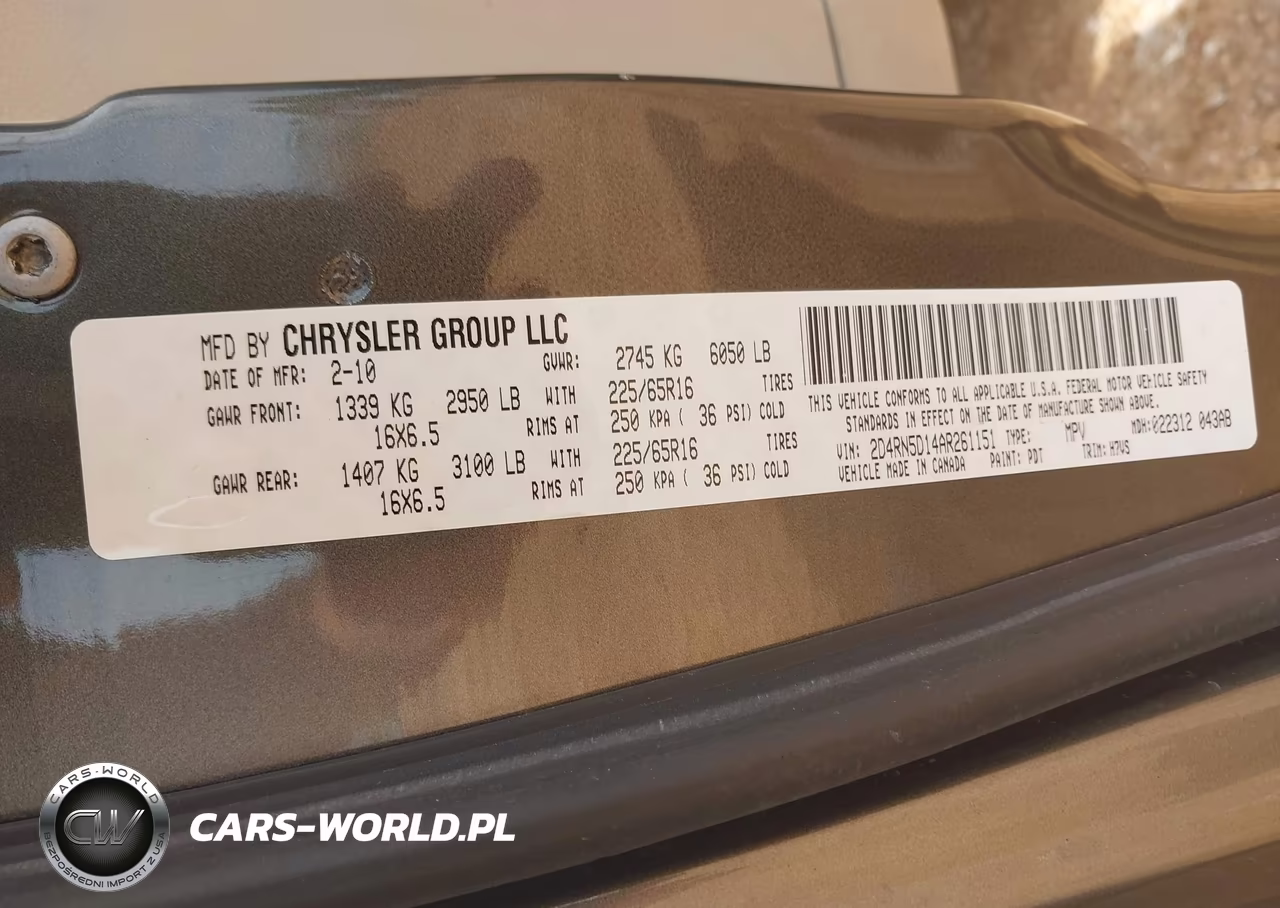2010 Dodge Grand Caravan Sxt VIN:2D4RN5D14AR261151 - 9