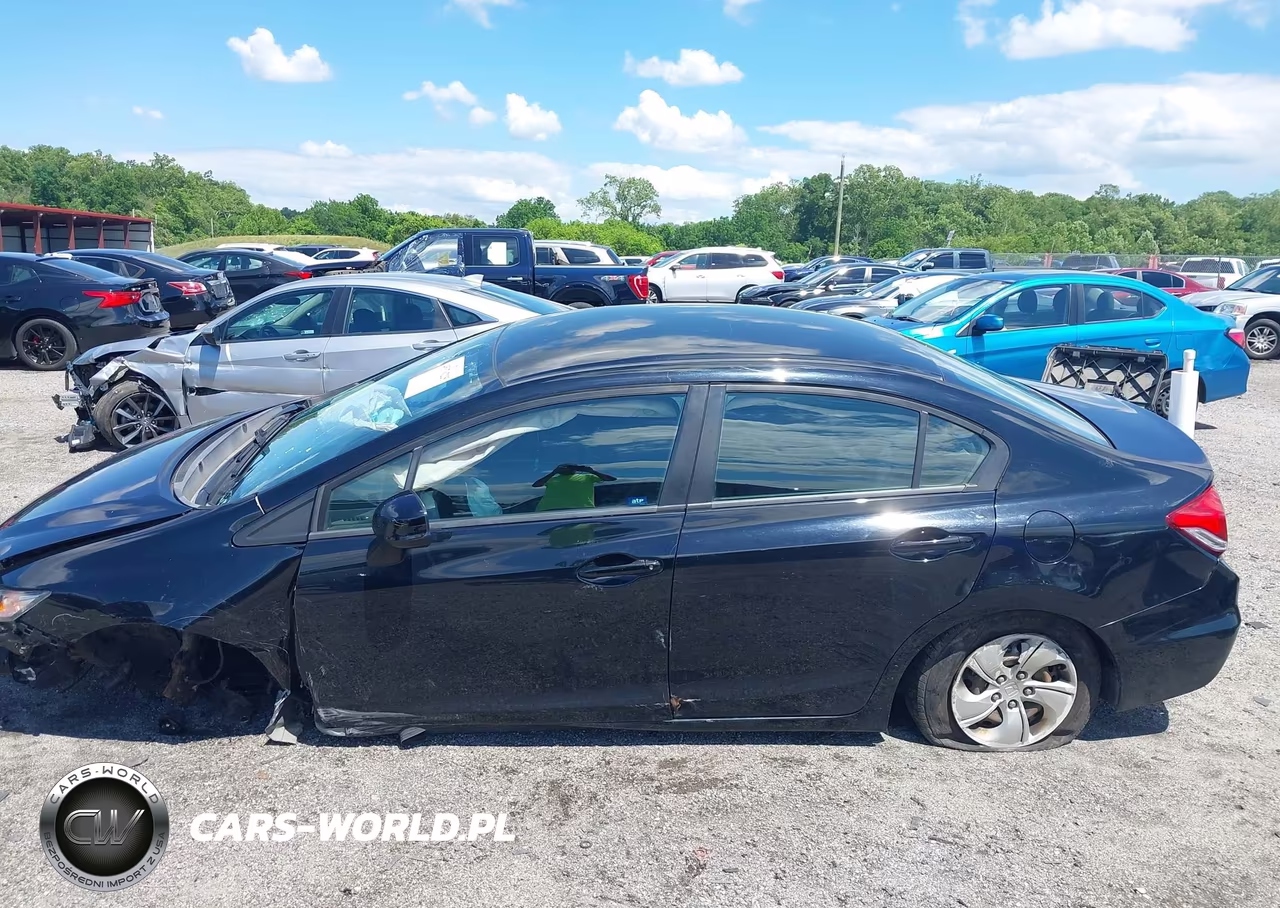 2013 Honda Civic Lx VIN:19XFB2F53DE281162 - 14