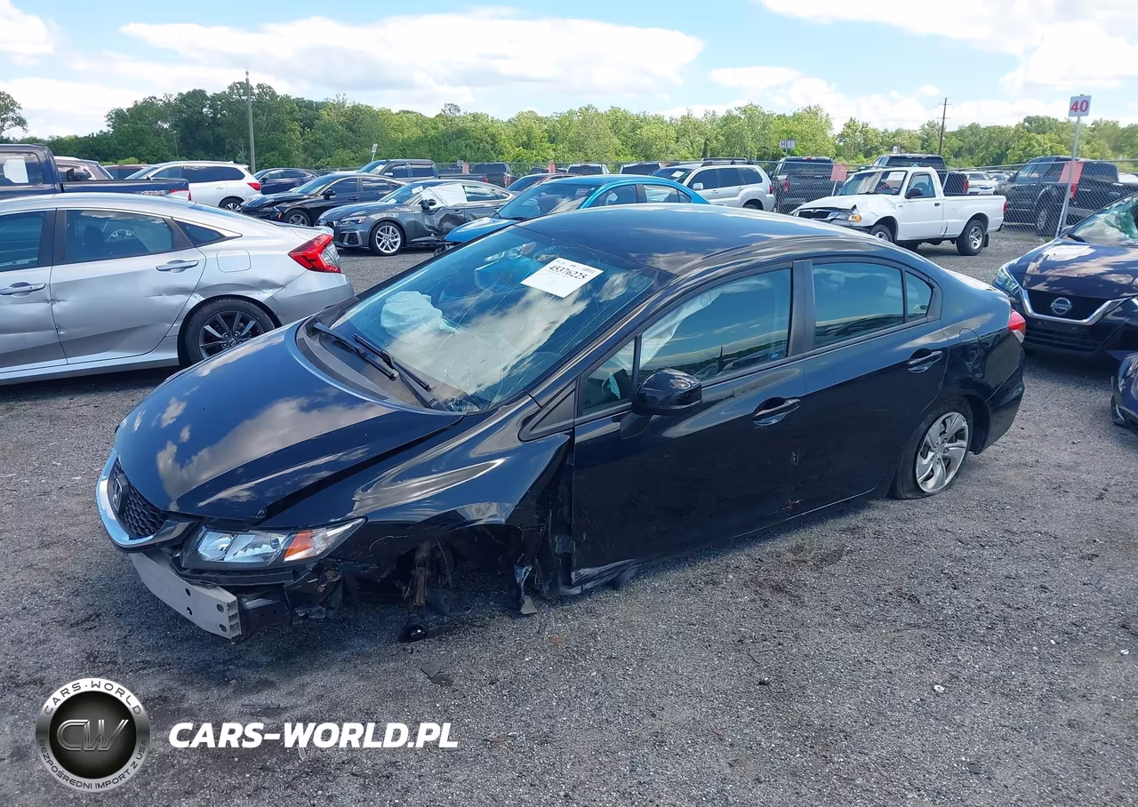 2013 Honda Civic Lx VIN:19XFB2F53DE281162 - 2