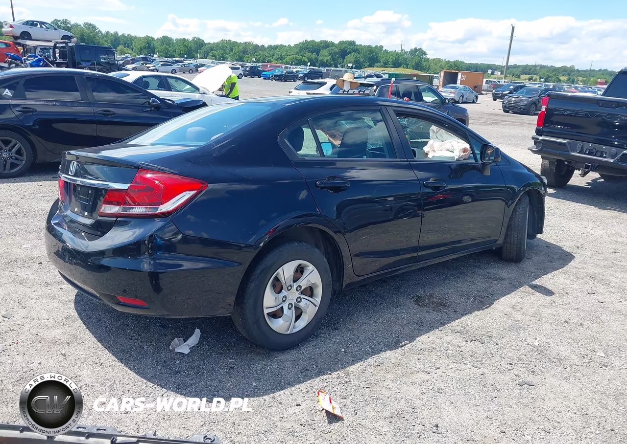 2013 Honda Civic Lx VIN:19XFB2F53DE281162 - 4