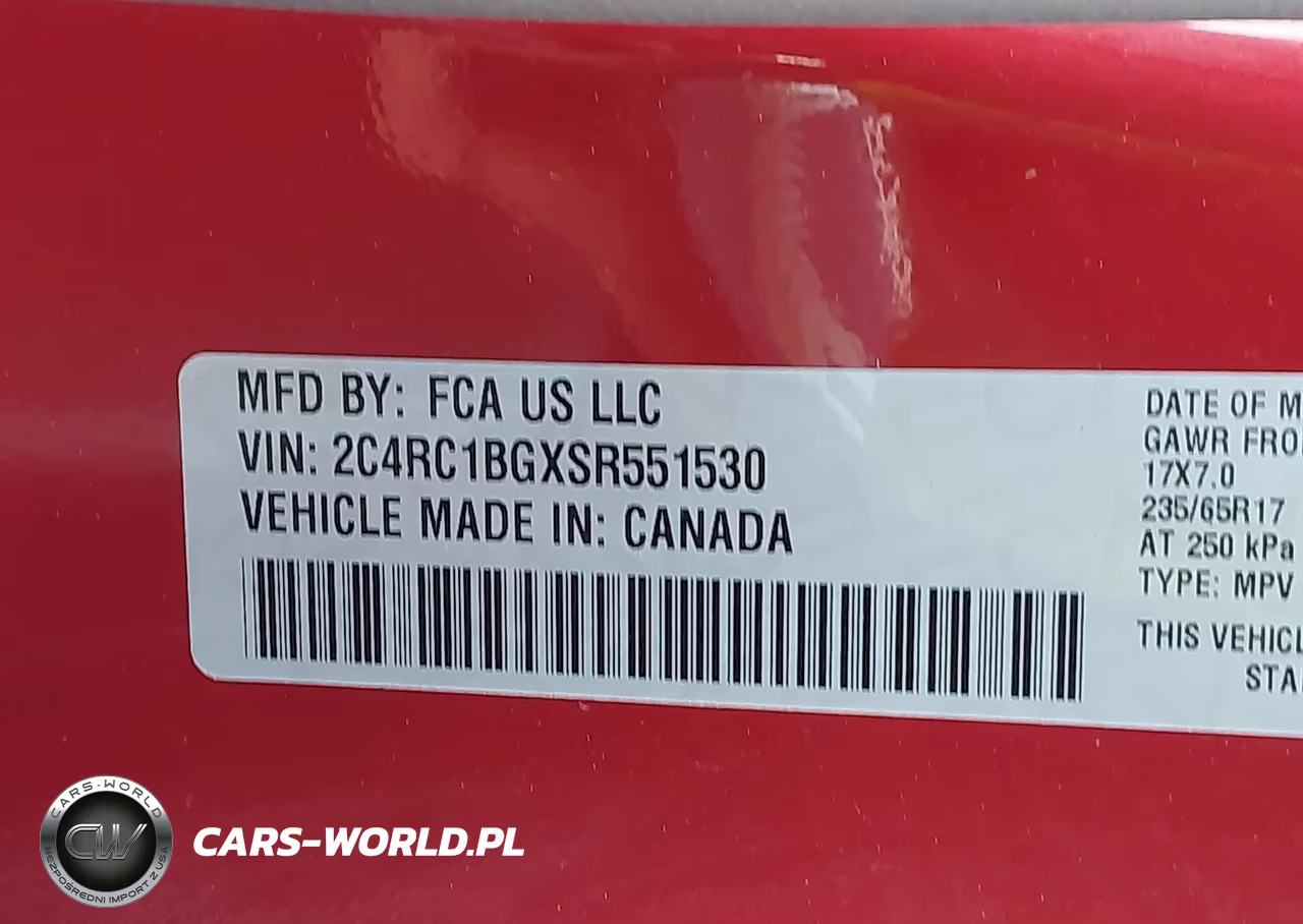 2025 Chrysler Pacifica Select VIN:2C4RC1BGXSR551530 - 9