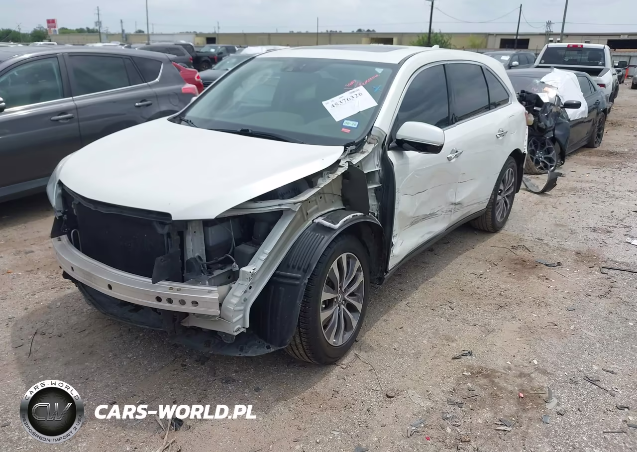 2015 Acura Mdx Technology Package VIN:5FRYD3H41FB013221 - 2