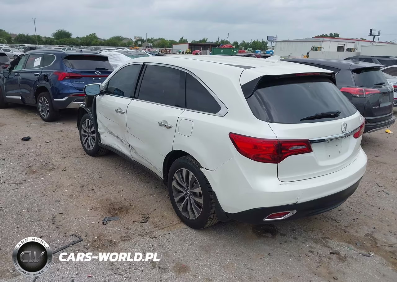 2015 Acura Mdx Technology Package VIN:5FRYD3H41FB013221 - 3