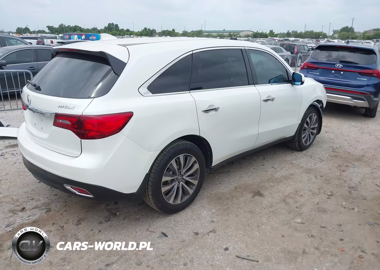 2015 Acura Mdx Technology Package VIN:5FRYD3H41FB013221 - 4