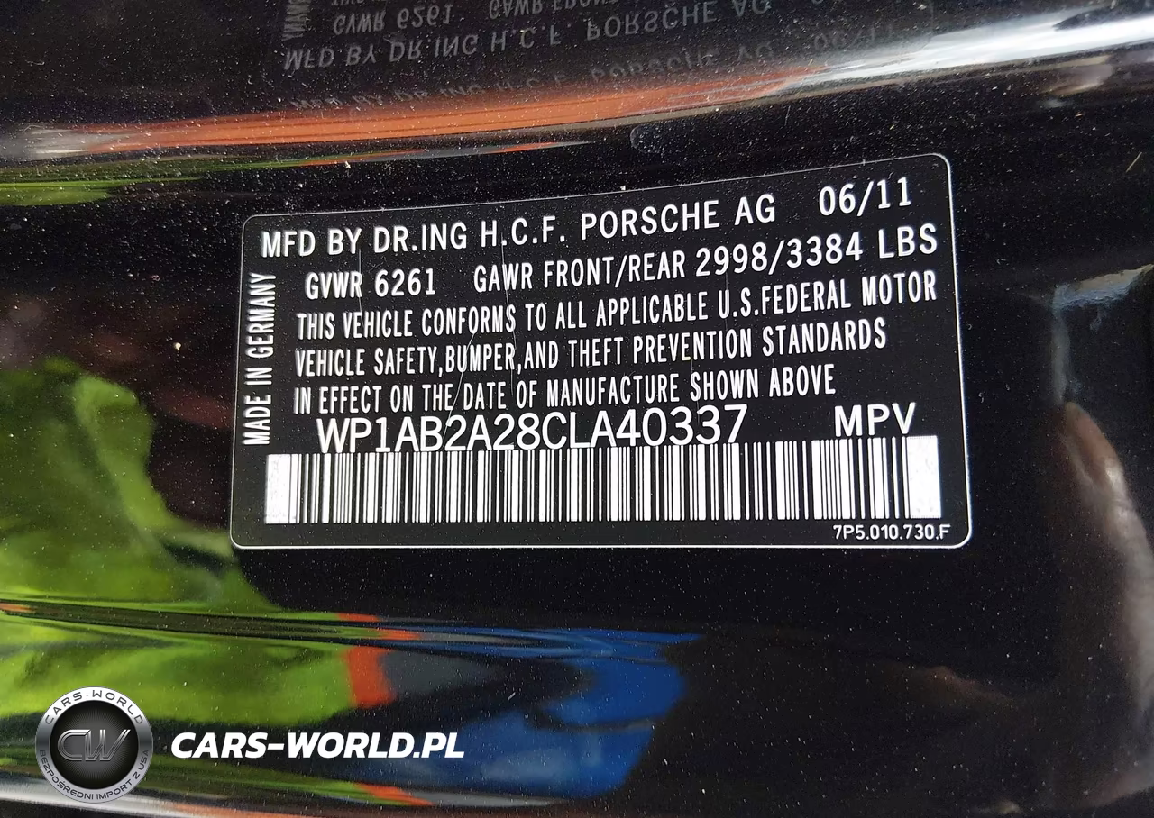 2012 Porsche Cayenne S VIN:WP1AB2A28CLA40337 - 9