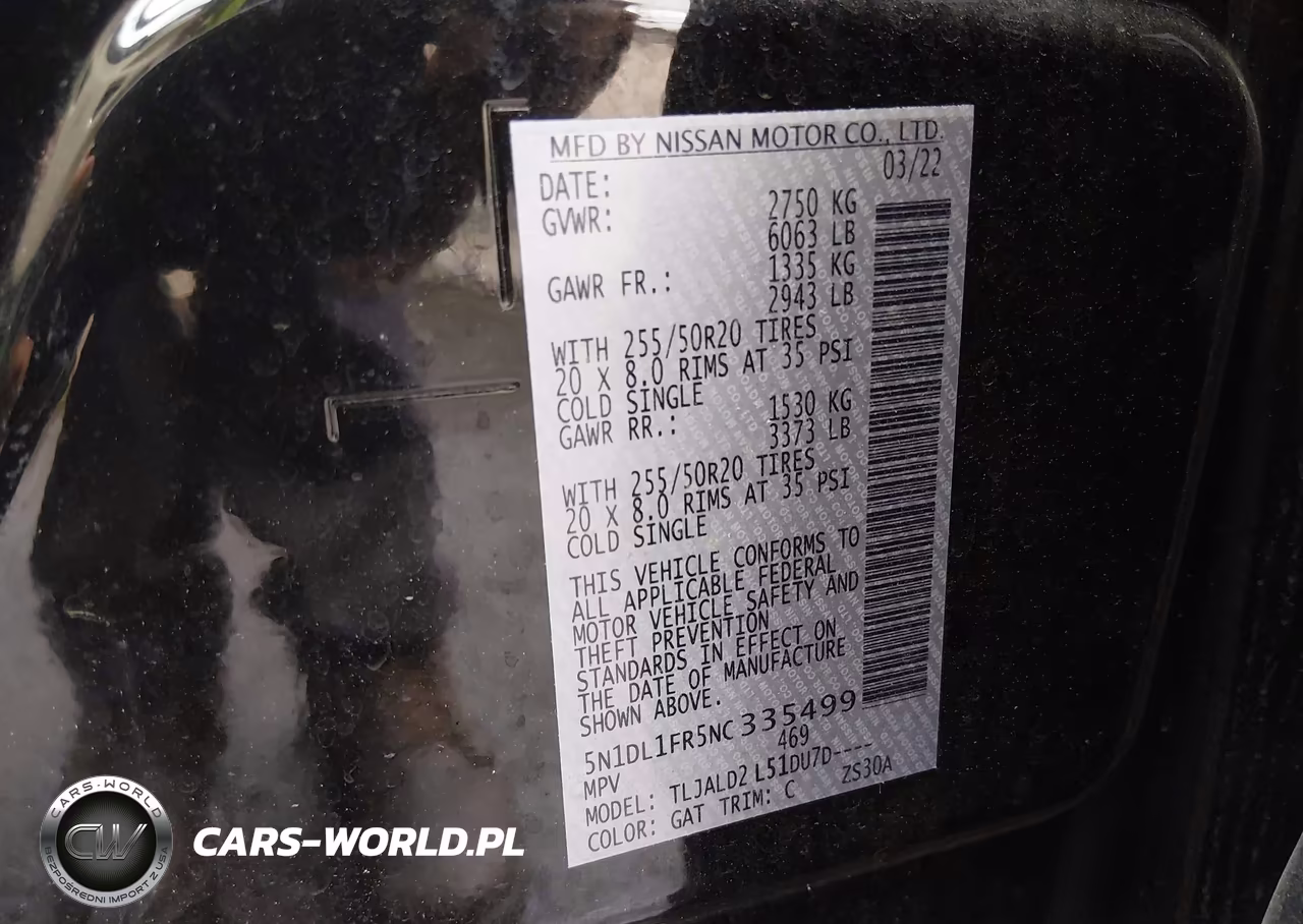 2022 Infiniti Qx60 Luxe VIN:5N1DL1FR5NC335499 - 9