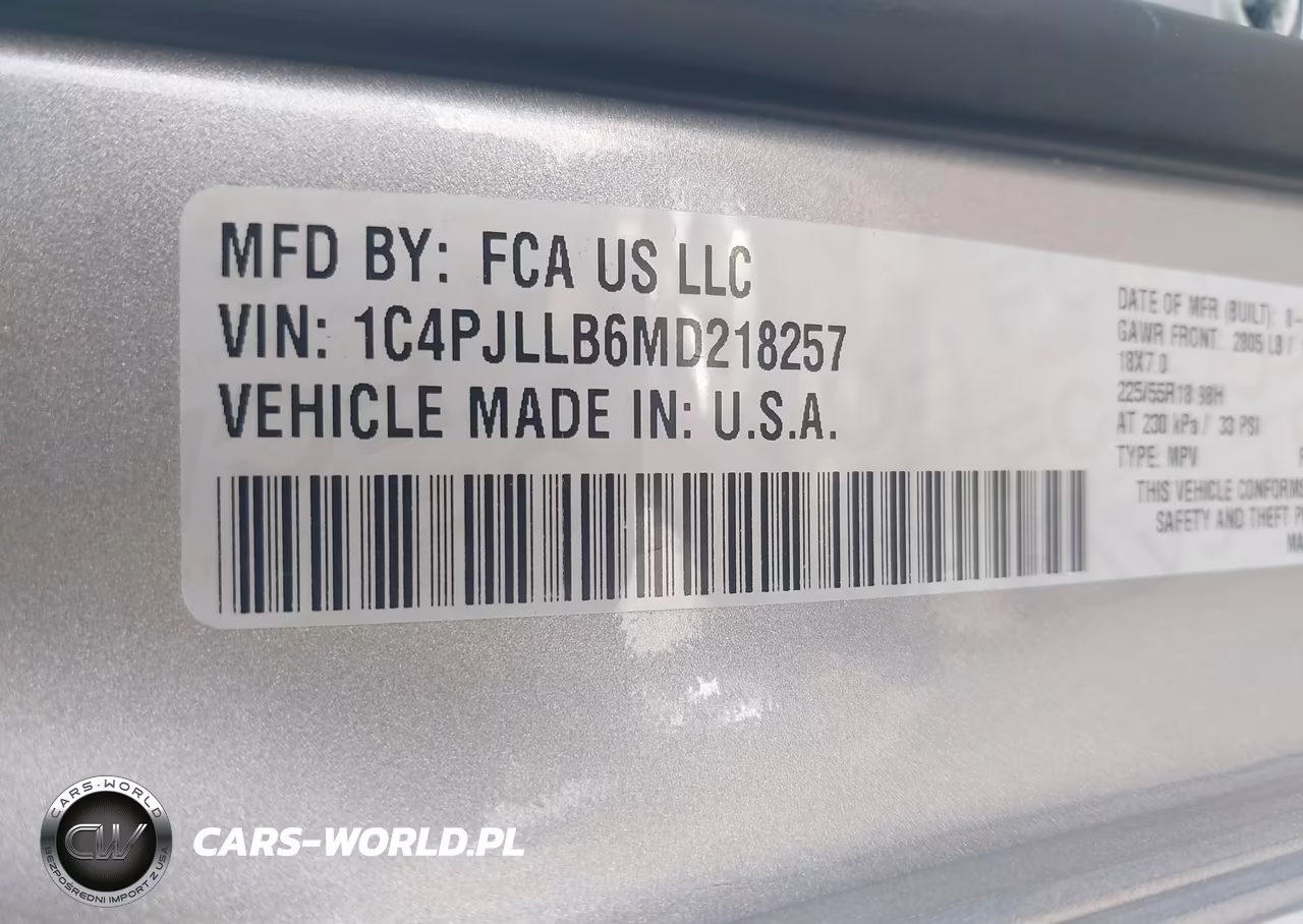 2021 Jeep Cherokee Altitude Fwd VIN:1C4PJLLB6MD218257 - 9