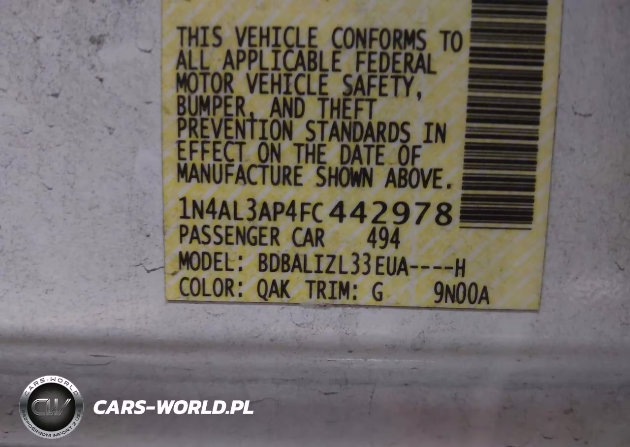 2015 Nissan Altima 2.5 Sv VIN:1N4AL3AP4FC442978 - 9