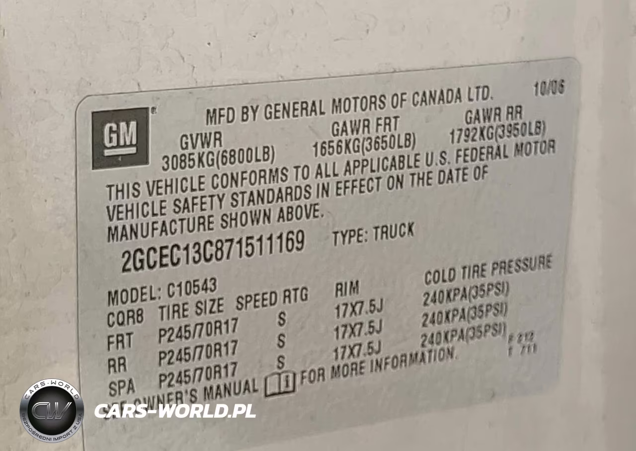 2007 Chevrolet Silverado 1500 Lt1 VIN:2GCEC13C871511169 - 9
