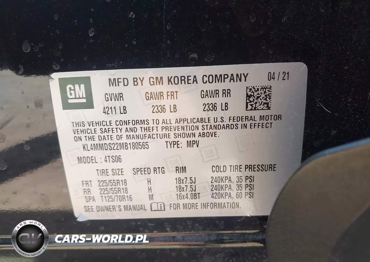 2021 Buick Encore Gx Fwd Select VIN:KL4MMDS22MB180565 - 9
