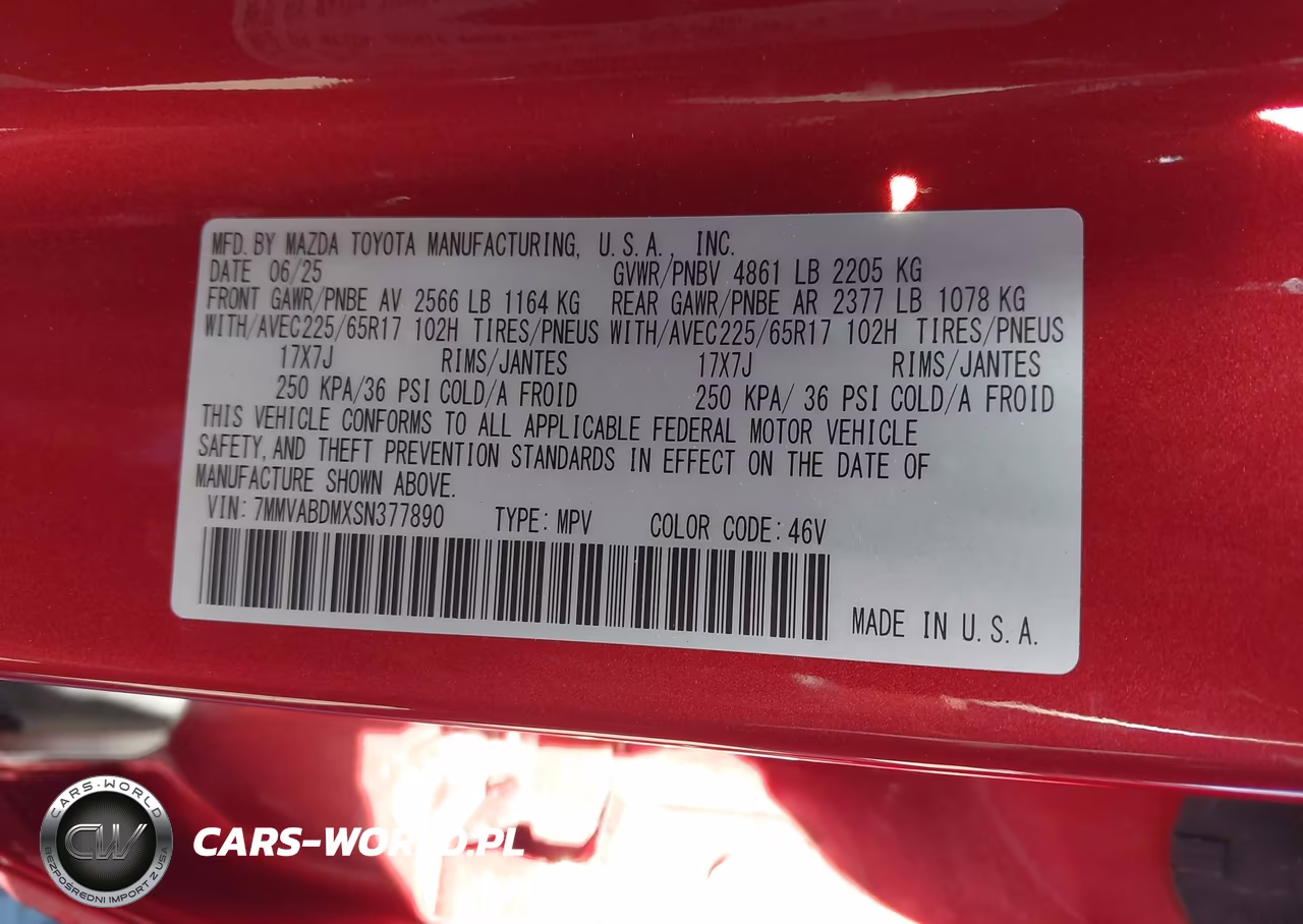 2025 Mazda Cx-50 2.5 S Premium Package VIN:7MMVABDMXSN377890 - 9