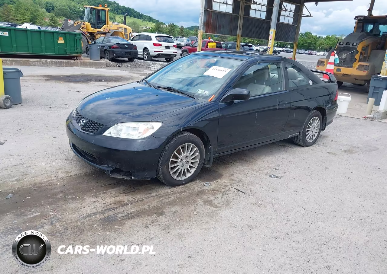 2005 Honda Civic Ex VIN:1HGEM21925L034337 - 2