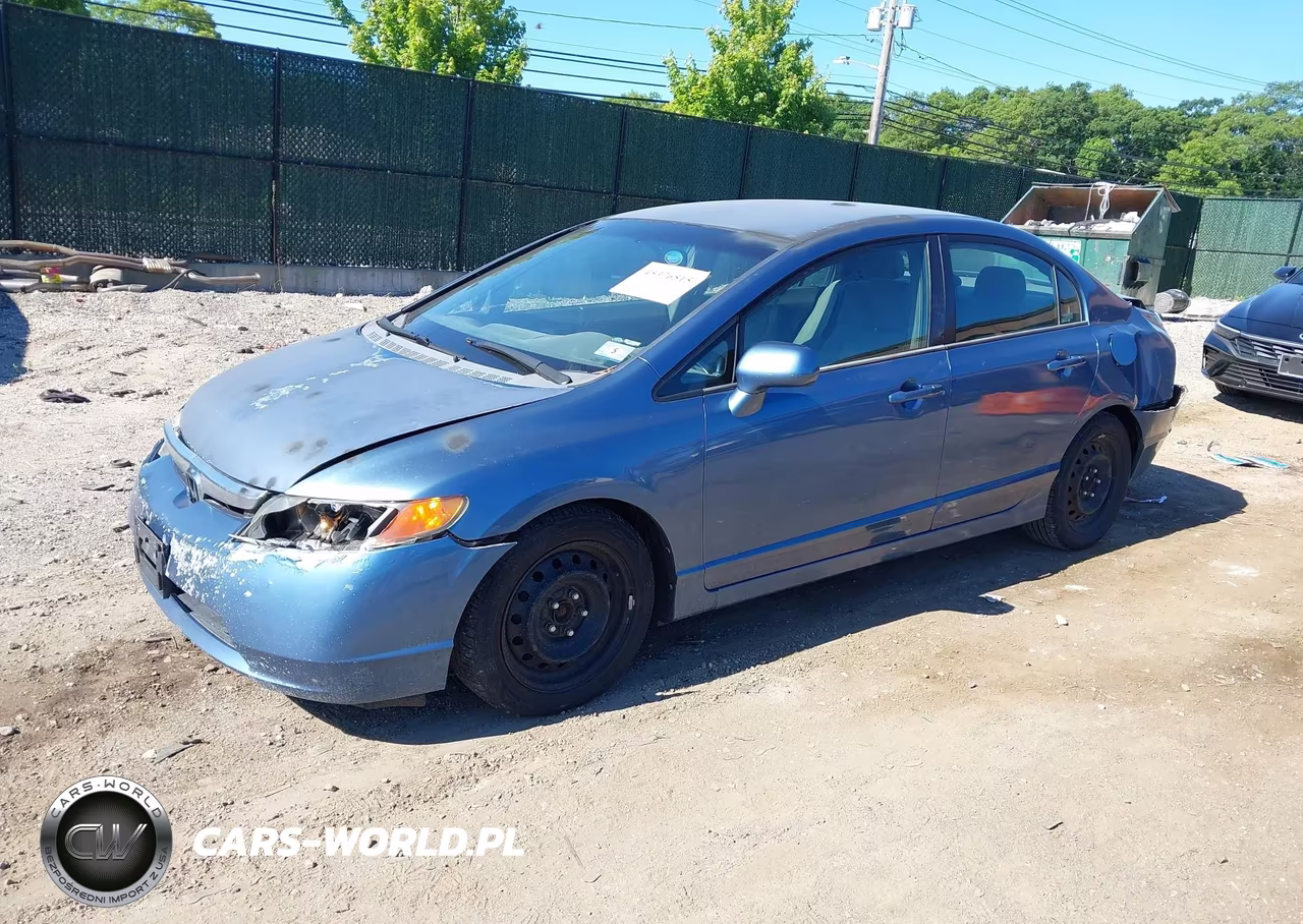 2006 Honda Civic Lx VIN:2HGFA16576H527197 - 2